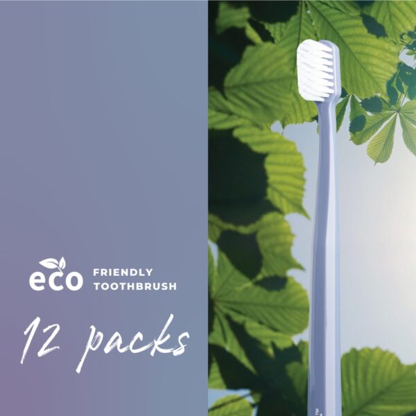 12 Pcs - Eco-Friendly Toothbrush - 10% OFF